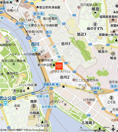 マックスバリュ壺川店付近の地図